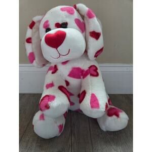 Build-A-Bear Hearts Fur You Puppy Dog Plush Valentine Stuffed Animal Toy